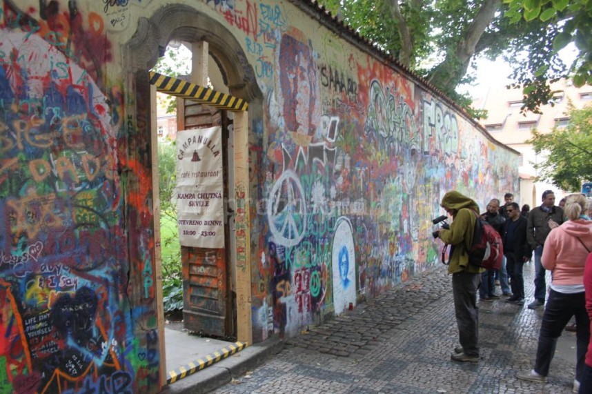 Wall in Prague