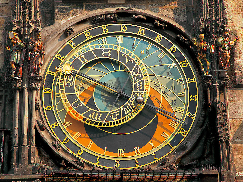 15th century astronomical clock and calendar in Rostock 