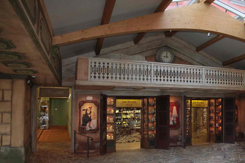 Shop into the Becherovka Museum