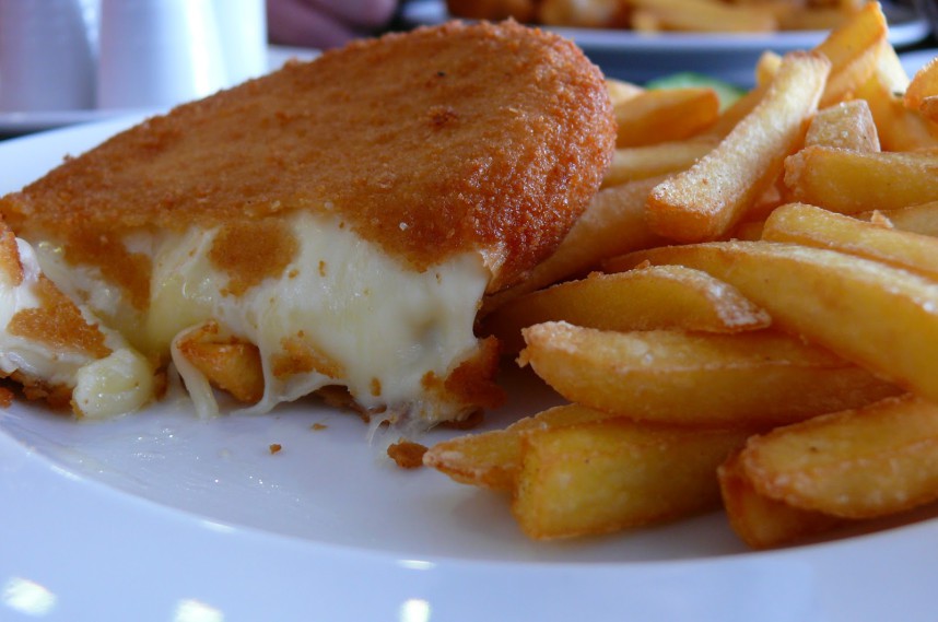 Fried cheese