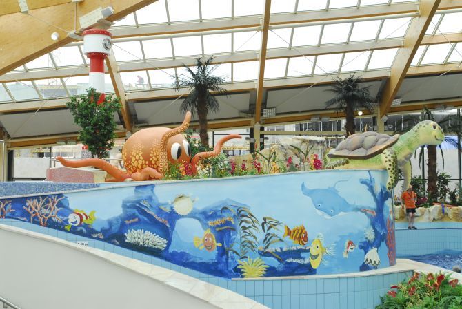 The biggest water parks in the Czech Republic